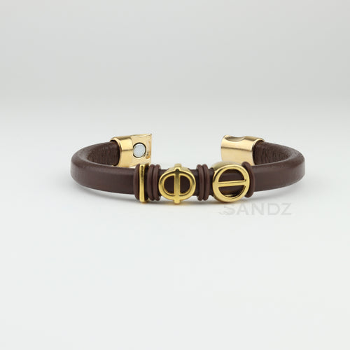 Iota Phi Theta leather bracelet - 