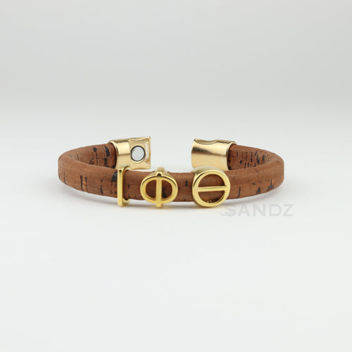 Iota Phi Theta cork bracelet -