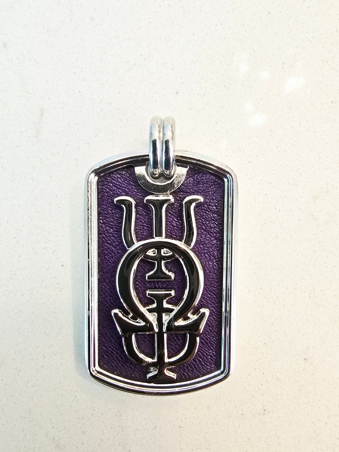 GREEK LETTER LUXE TAG