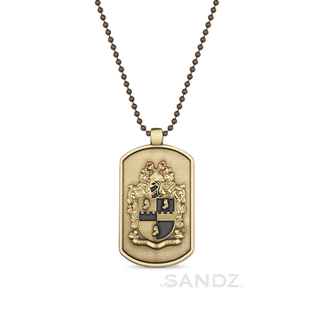Alpha Phi Alpha Fraternity Dog Tag Medallion