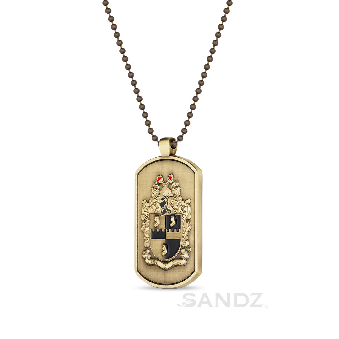 Alpha Phi Alpha Fraternity Dog Tag Medallion