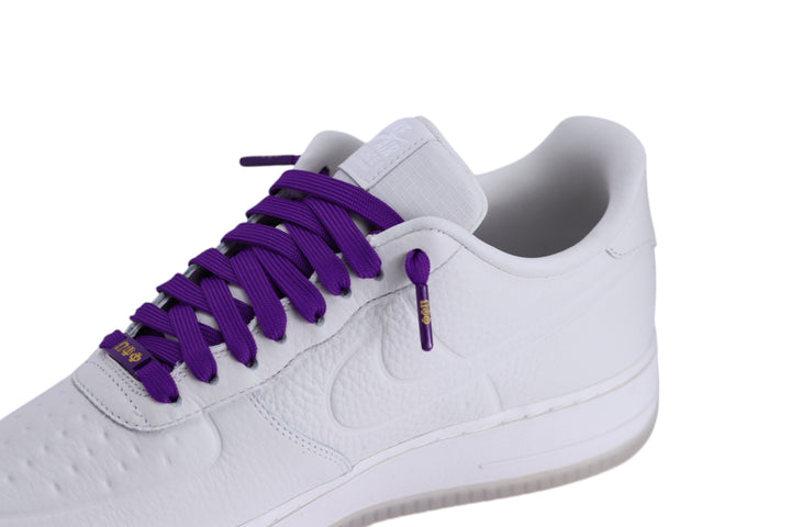 Omega Psi Phi Purple shoelaces with fraternity FIETTS moto| w/ lace locks