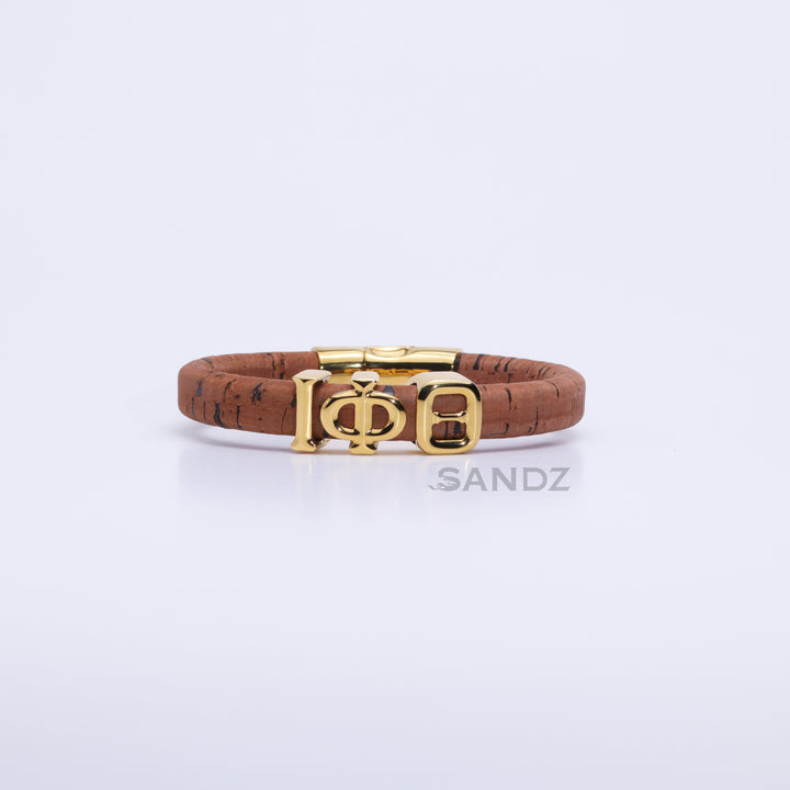 Iota Phi Theta Men's Prophtye 2.0 - Brown Cork bracelet by SANDZ