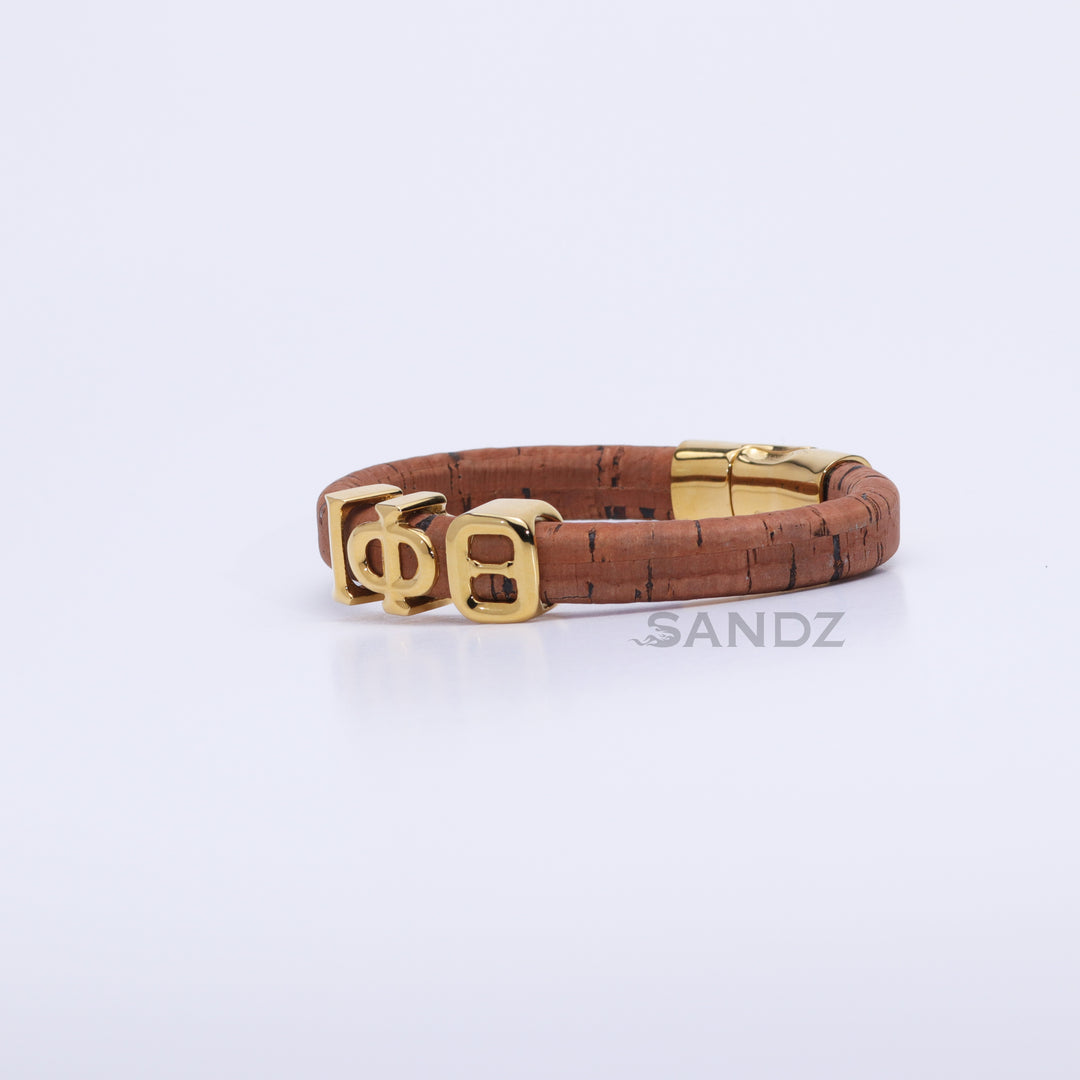Iota Phi Theta Men's Prophtye 2.0 - Brown Cork bracelet by SANDZ
