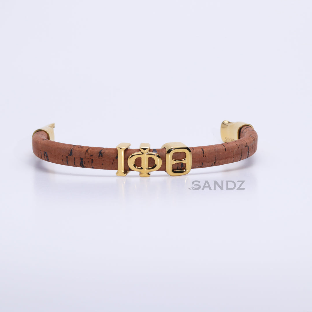 Iota Phi Theta Men's Prophtye 2.0 - Brown Cork bracelet by SANDZ