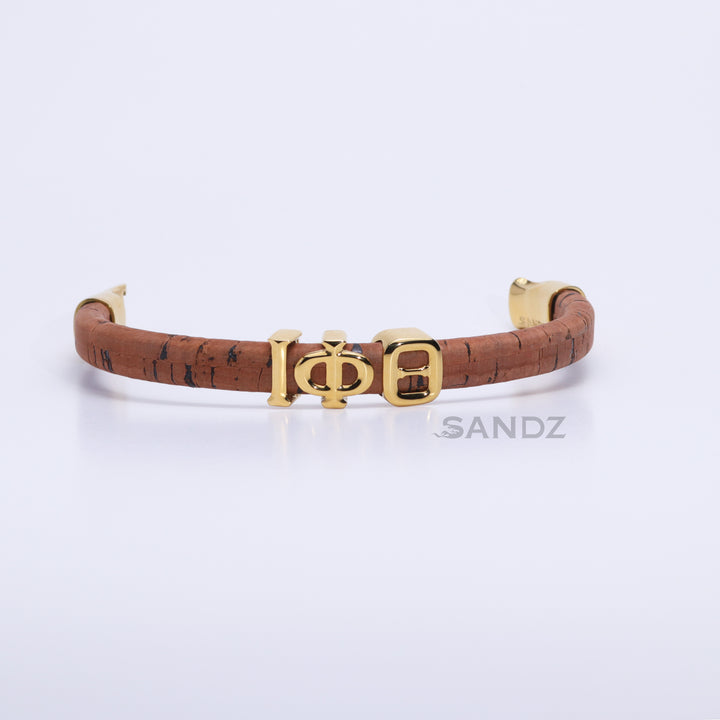 Iota Phi Theta Men's Prophtye 2.0 - Brown Cork bracelet by SANDZ