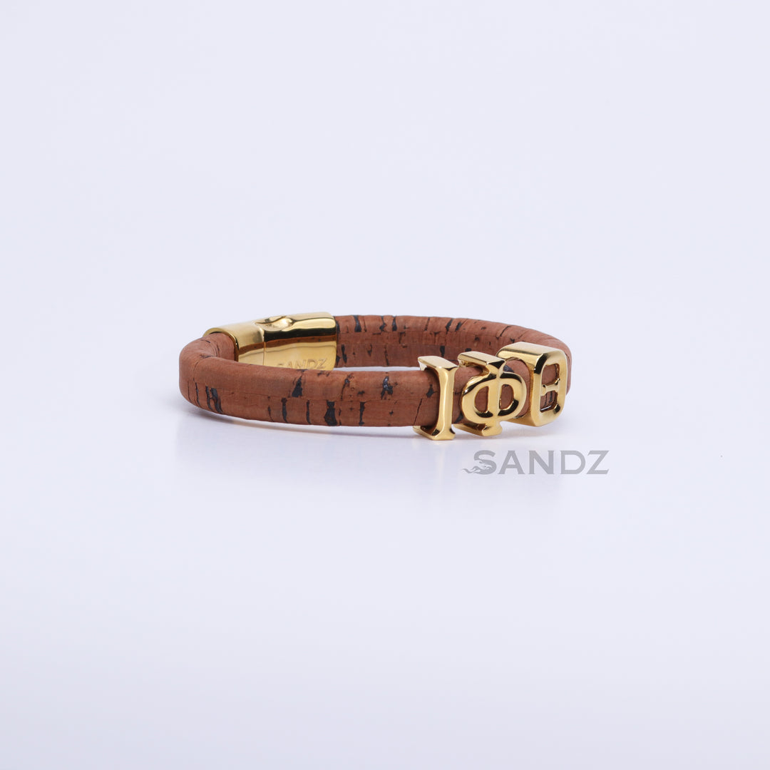 Iota Phi Theta Men's Prophtye 2.0 - Brown Cork bracelet by SANDZ