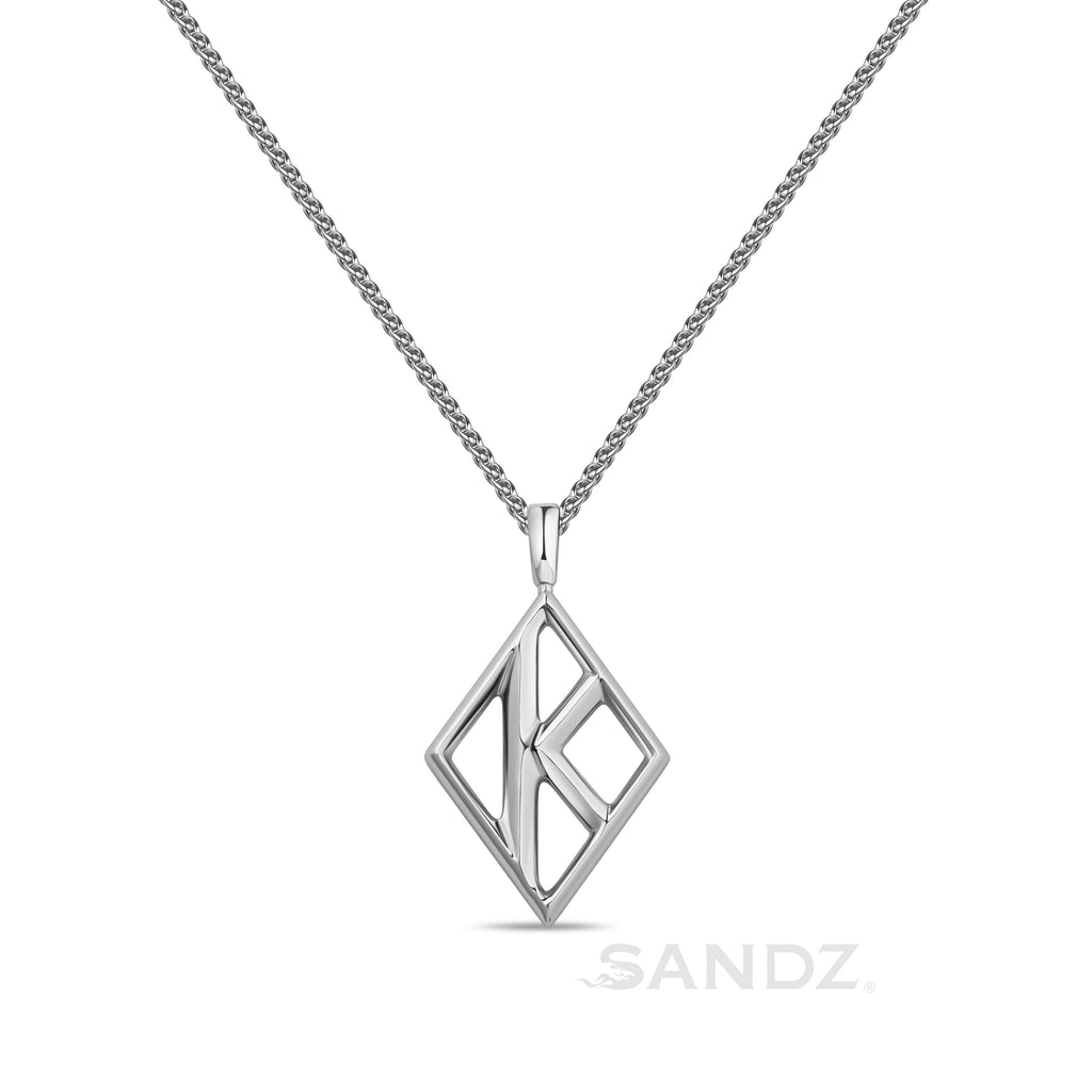 k*n様 Cast Pendant shape2 Kappa Alpha Psi Diamond K pendant necklace, men's stainless steel