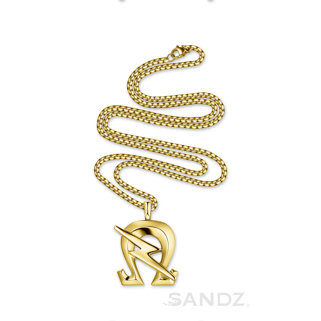 Omega Psi Phi SOBAT Pendant Gold Plated