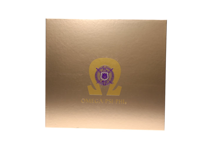 Omega Psi Phi Fraternity Keepsake Boot Box / Gift Box **SANDZ Limited Edition**
