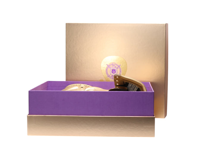 Omega Psi Phi Fraternity Keepsake Boot Box / Gift Box **SANDZ Limited Edition**