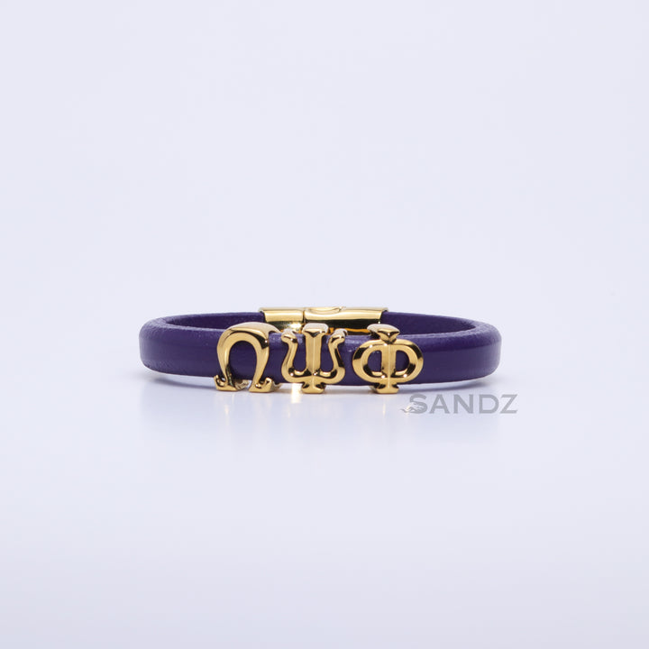 Omega Psi Phi Fraternity Men's Bracelet - Prophyte 2.0 - Royal Purple