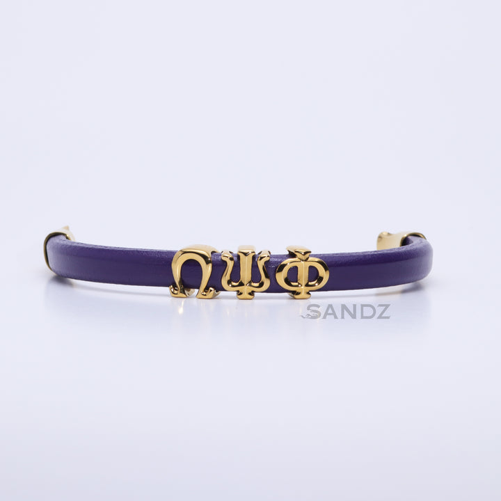 Omega Psi Phi Fraternity Men's Bracelet - Prophyte 2.0 - Royal Purple