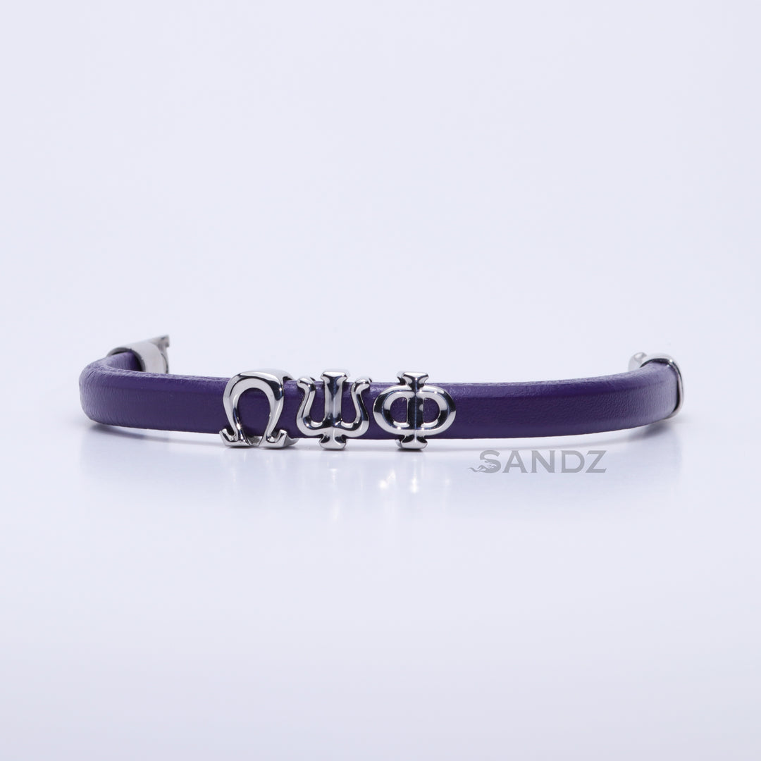 Omega Psi Phi Fraternity Men's Bracelet - Prophyte 2.0 - Royal Purple
