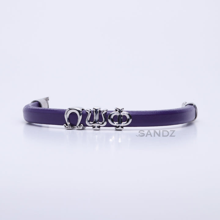 Omega Psi Phi Fraternity Men's Bracelet - Prophyte 2.0 - Royal Purple