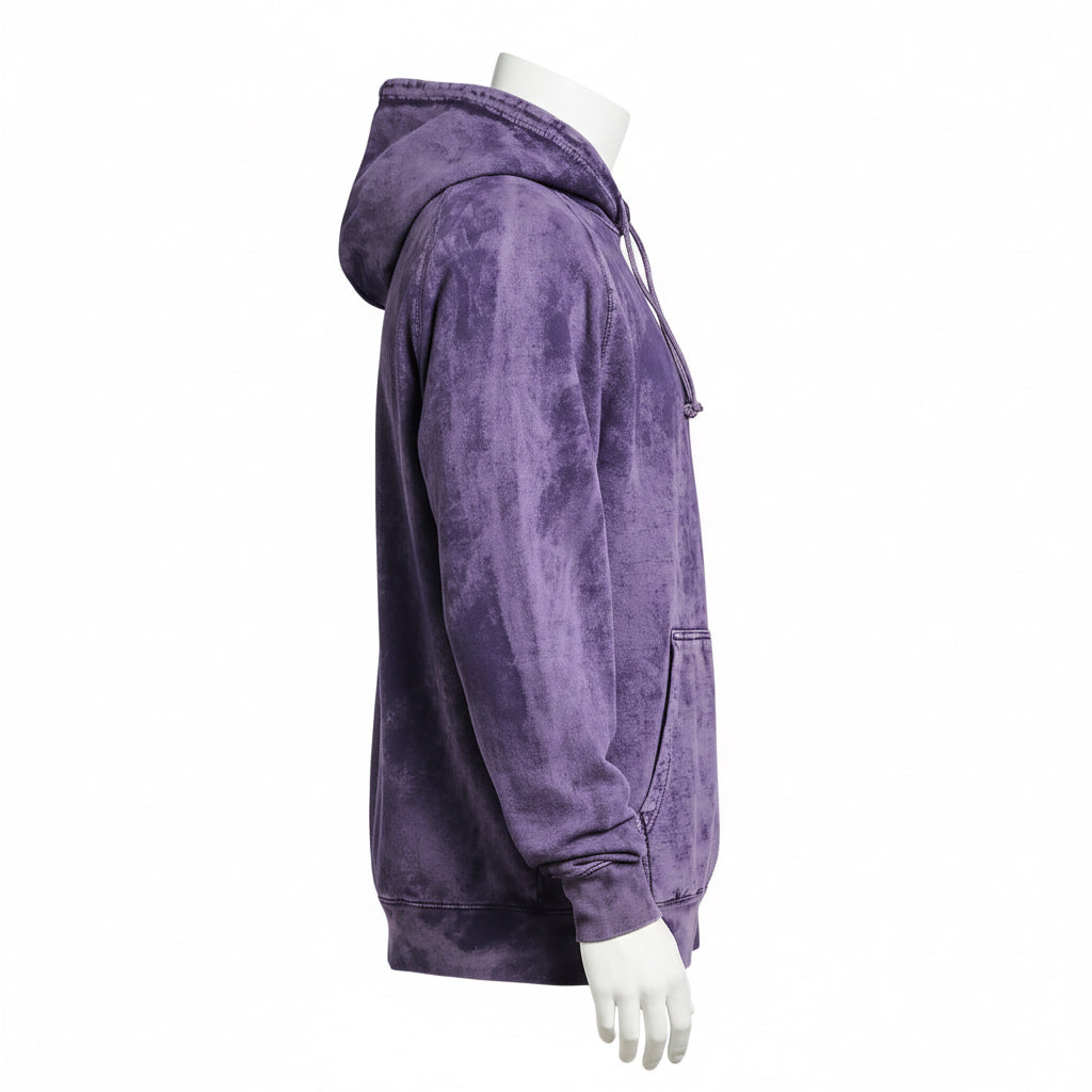 Omega Psi Phi hoodie, vintage washed raglan sweatshirt with lightning bolt logo