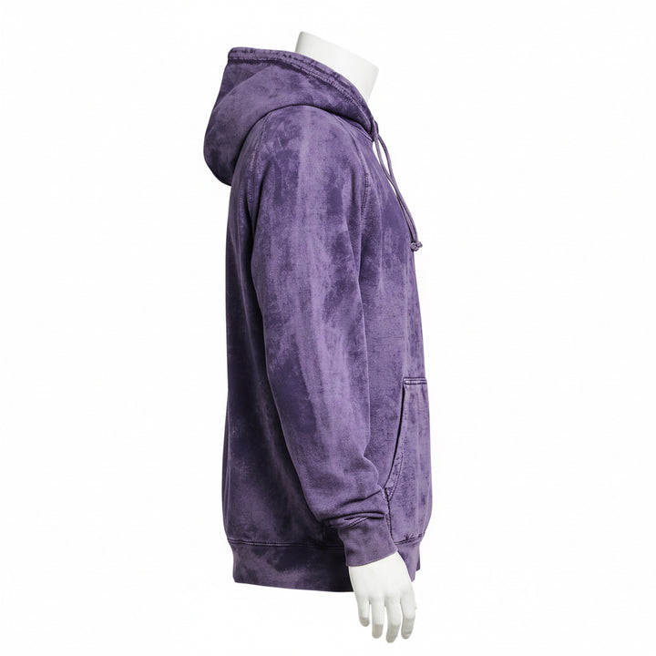 Omega Psi Phi hoodie, vintage washed raglan sweatshirt with lightning bolt logo