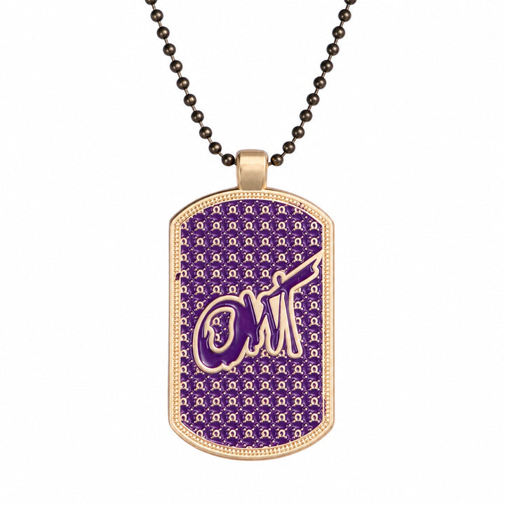 Omega Psi Phi Fraternity OWT Dog Tag Necklace