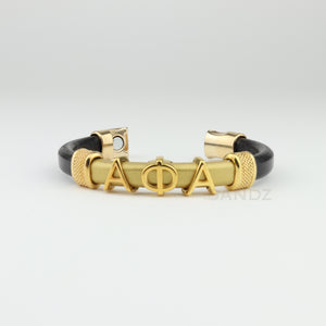 Alpha Phi Alpha leather bracelet "SANDZ" 7RD