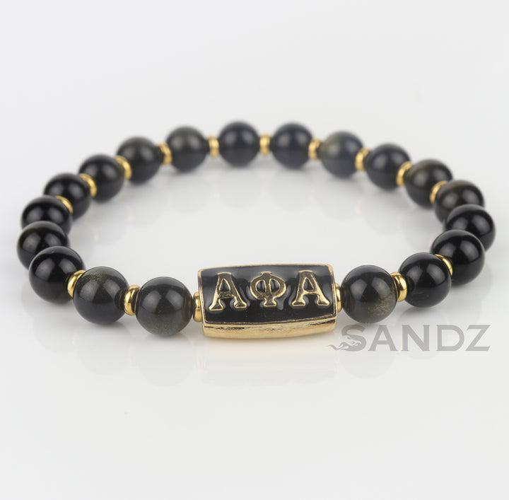 Alpha Phi Alpha Fraternity Stretch Beaded Bracelet