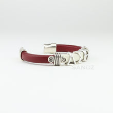 Delta Sigma Theta "SANDZ" LS leather  bracelet