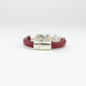Delta Sigma Theta "SANDZ" SB leather bracelet