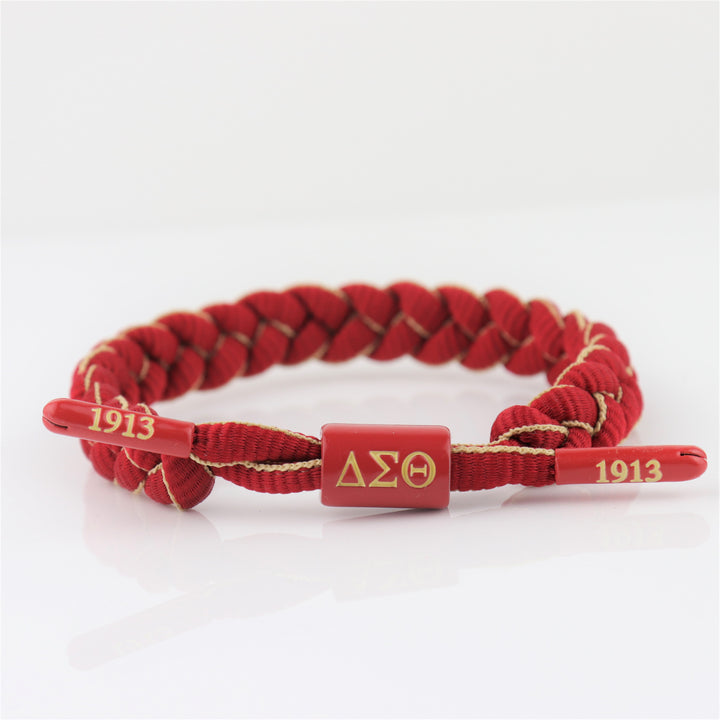 Delta Sigma Theta paracord bracelet