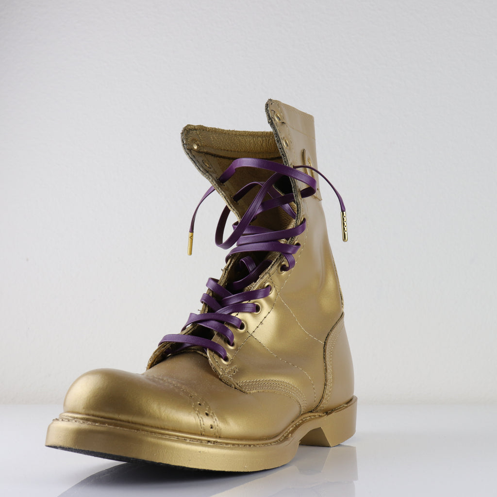 Mens Omega PSI Phi Purple Leather Loafers with Gold Detailing- size 12 Amazon.com | CMM Men main image 3