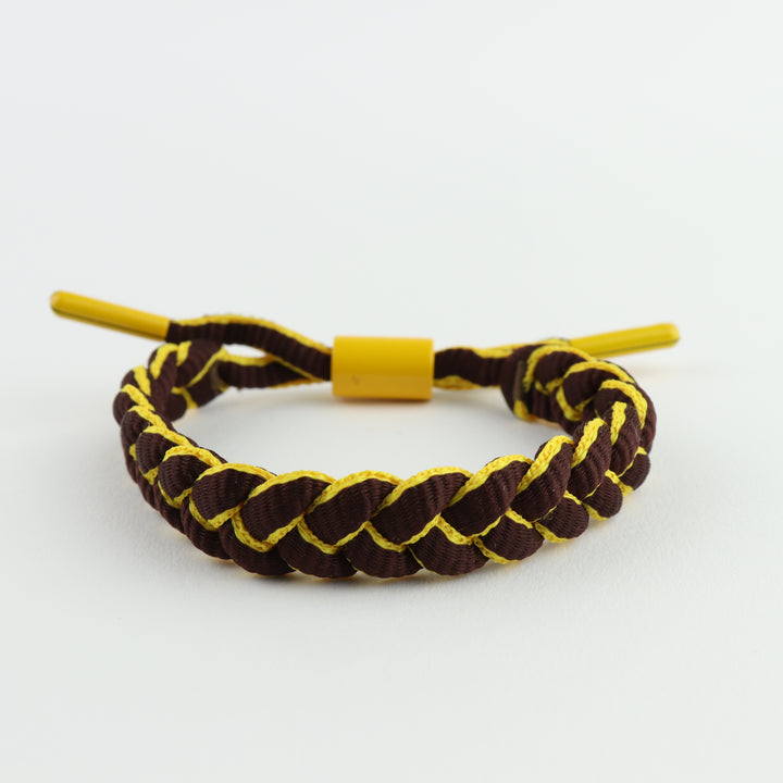 Iota Phi Theta bracelet featuring IΦΘ centerpiece and end caps embossed with 1963, braided paracord, adjustable, gift for Iotas, owtlaws  only at www.thesandz.com