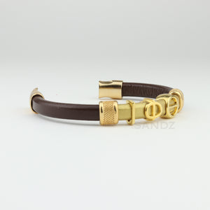 Iota Phi Theta leather bracelet - "SANDZ" 7RD