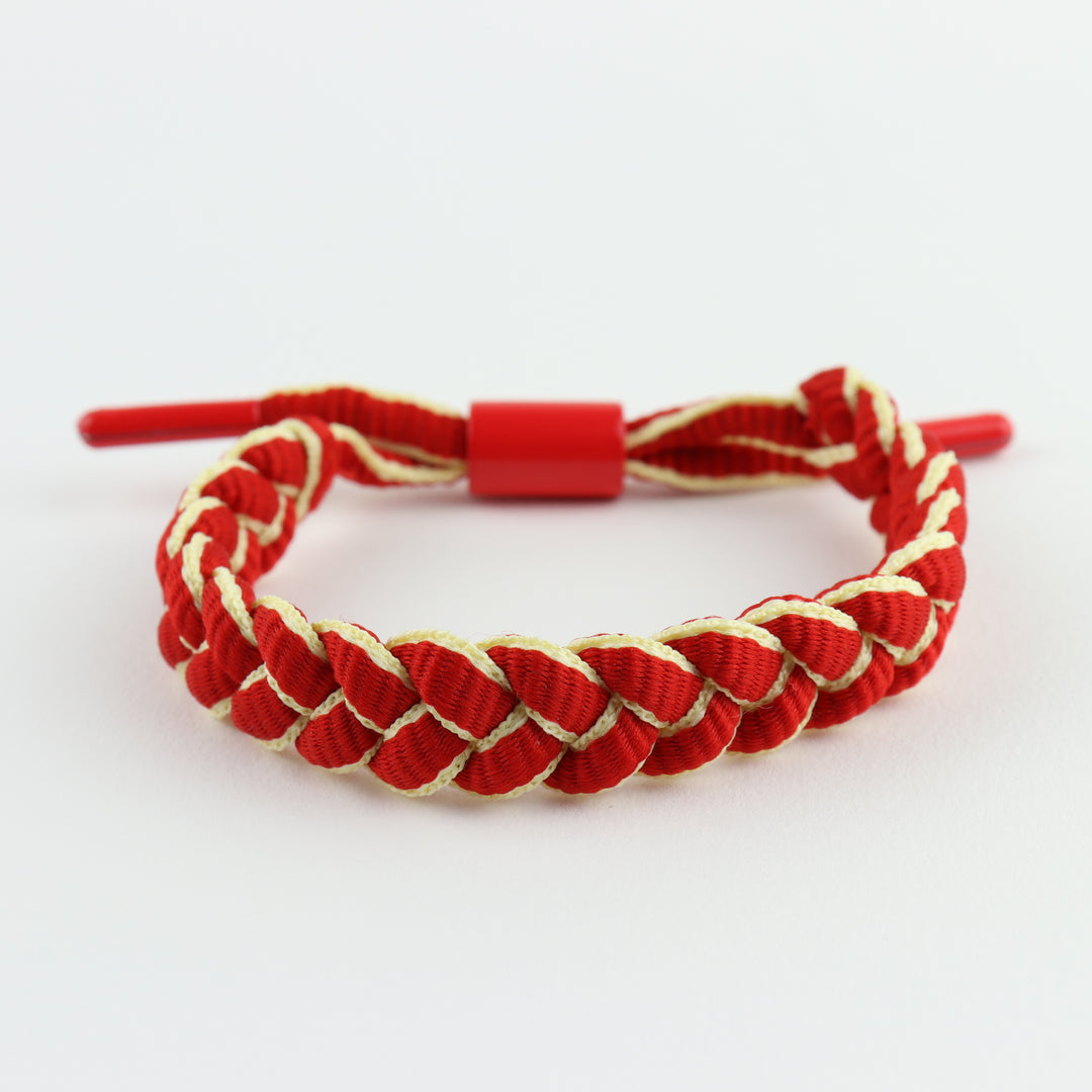 Kappa Alpha Psi bracelet featuring KAΨ centerpiece and end caps embossed with 1911,braided paracord, adjustable, gift for nupes  only at www.thesandz.com