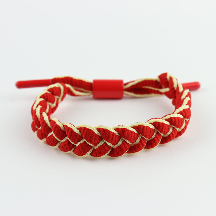 Kappa Alpha Psi bracelet featuring KAΨ centerpiece and end caps embossed with 1911,braided paracord, adjustable, gift for nupes  only at www.thesandz.com