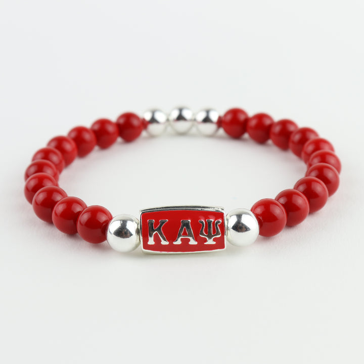 Kappa Alpha Psi Fraternity stretch bead bracelet