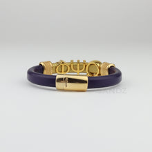 Omega Psi Phi leather bracelet "SANDZ" 7RD