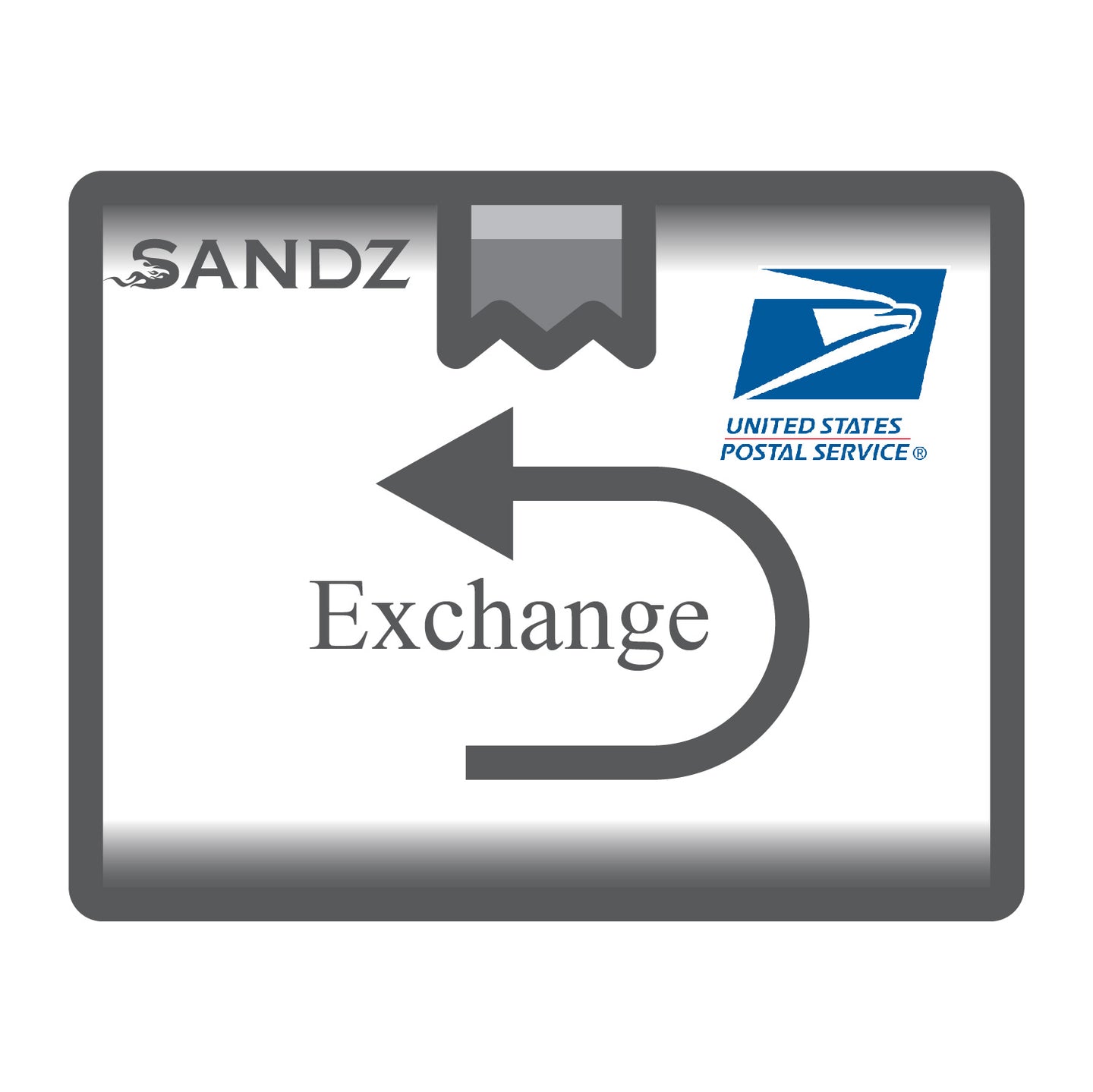 Shipping label: Exchange